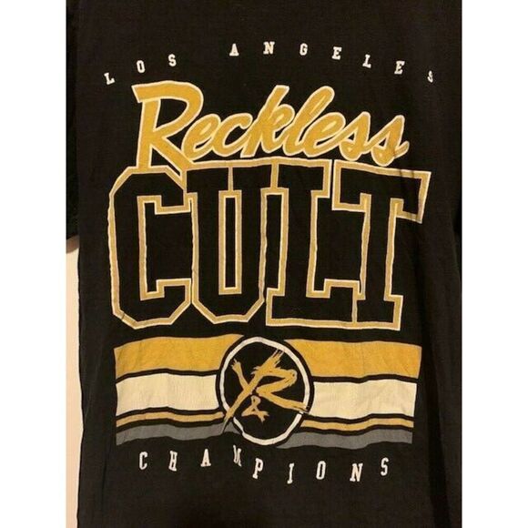 YOUNG AND RECKLESS LOS ANGELES CULT CHAMPIONS SIZE LARGE T-SHIRT - Picture 2 of 4